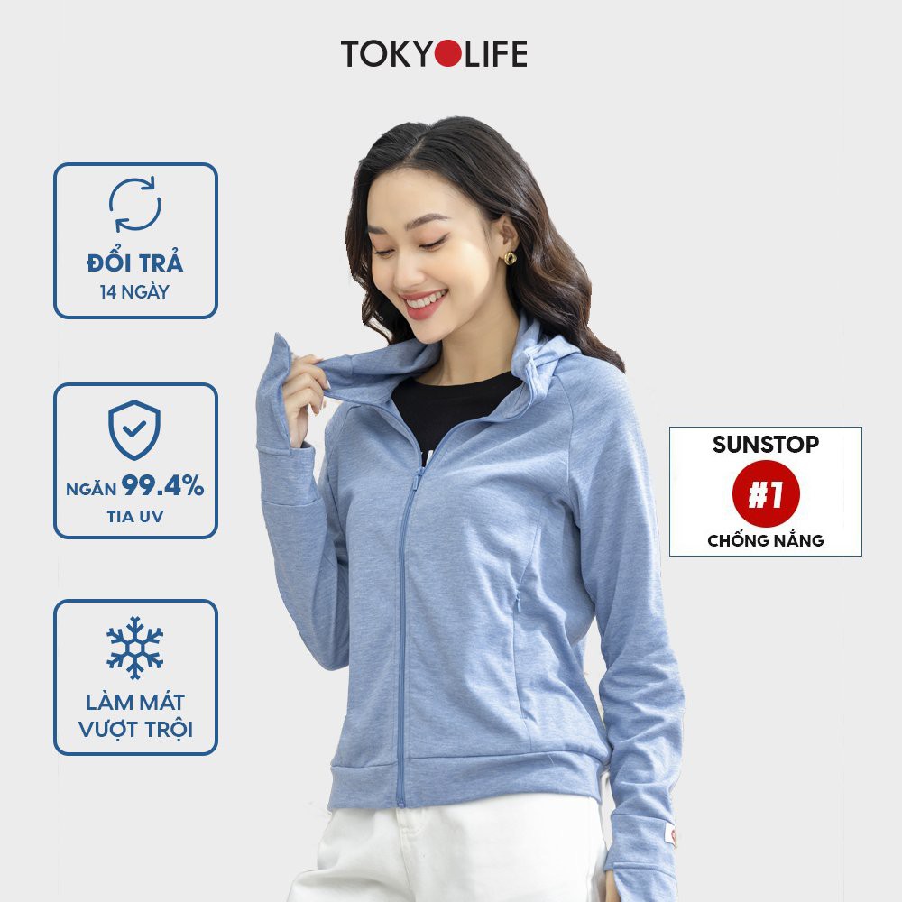 Áo khoác chống nắng TOKYOLIFE dòng UV Master Nữ mũ liền F9UVJ078I