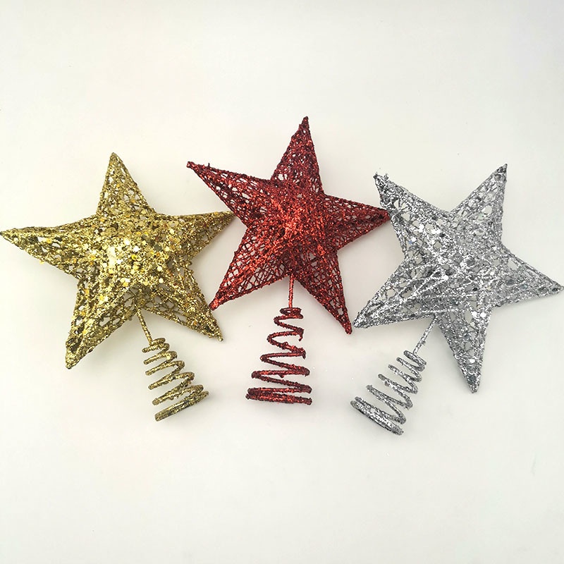 1 Ngôi Sao Trang Trí Cây Thông Noel 15 * 20cm