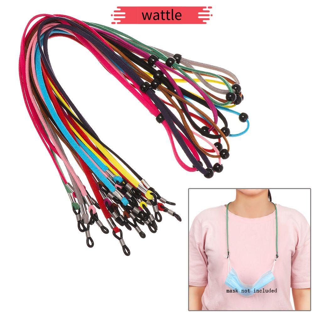 Dây đeo mắt kính bằng da co giãn chống trượt chống mất nhiều màu tùy chọn