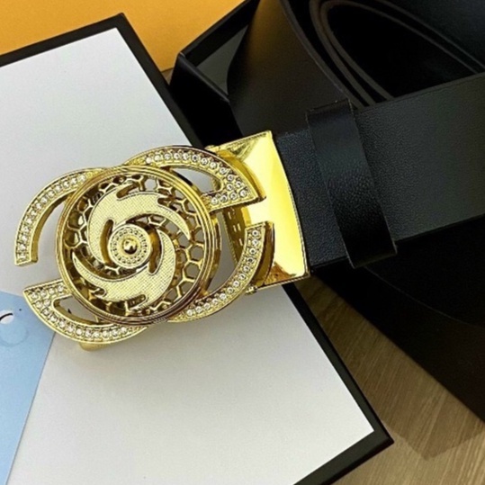 Thắt Lưng Nam, Dây Nịt Nam họa tiết đính đá mặt xoay - Ảnh Thật