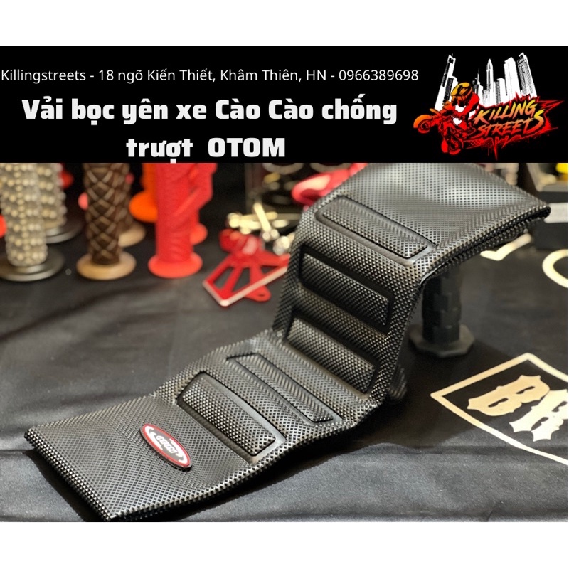 Vải bọc yên xe Cào Cào chống trượt chính hãng OTOM