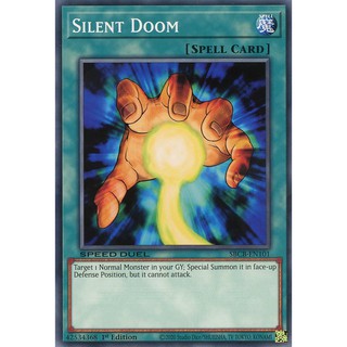 [ Zare Yugioh ] Lá bài thẻ bài SBCB-EN101 - Silent Doom