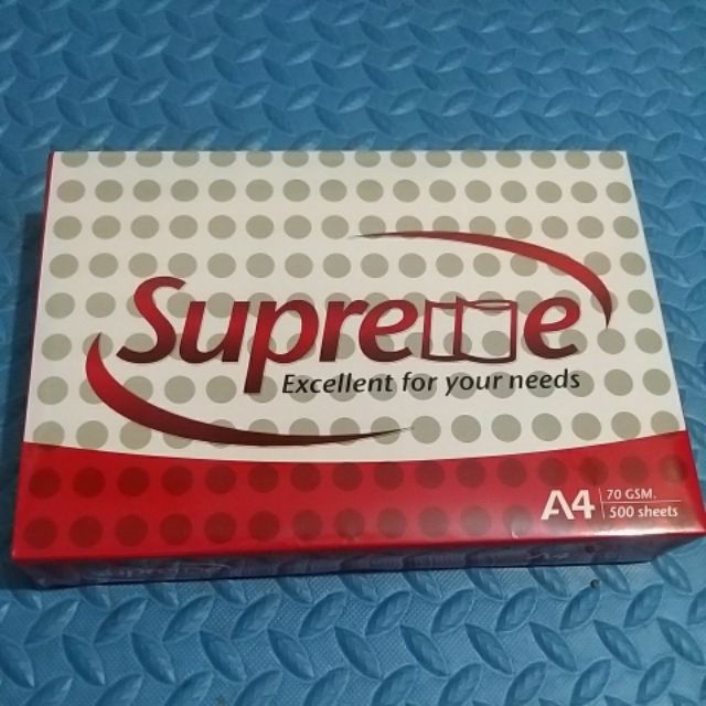 1 gam giấy A4 SUPREME