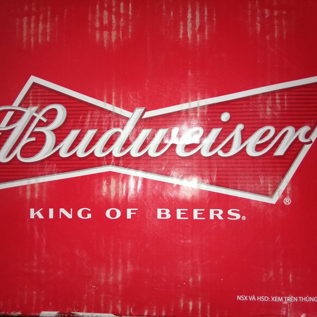 Thùng 24 lon bia Budweiser 330ml
