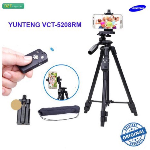 Chân máy ảnh, tripod Weifeng WT-3388 cao cấp, siêu chắc và tặng kèm kẹp điện thoại và remod xịn ( SIÊU BỀN )