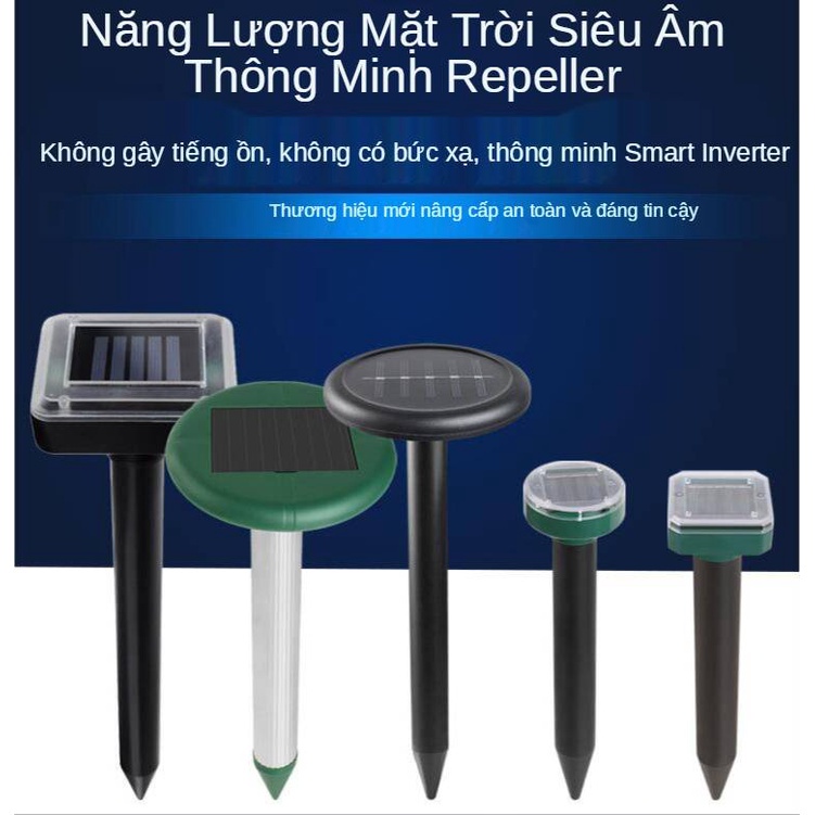 (Mua một tặng một) rung siêu âm năng lượng mặt trời máy đuổi chuột