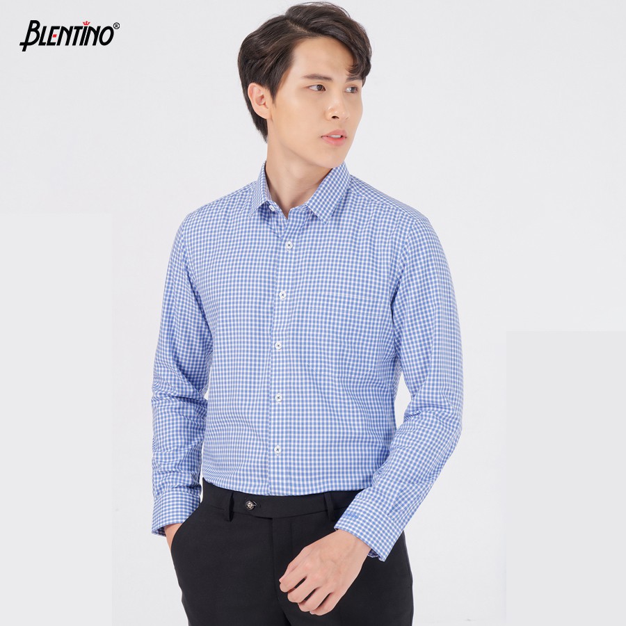 Áo Sơ Mi Nam Regurl Fit Dài Tay Blentino BSM06 - Chống Nhăn, Thoáng Khí, Co Giãn 2 Chiều