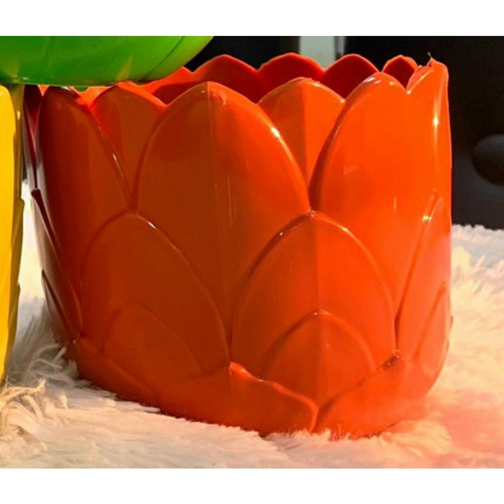 Mẫu mới Bông sen Chậu hoa mai cao cấp bông chơi tết rực rỡ chậu nhựa trồng rau - trang trí quán cafe biệt thự