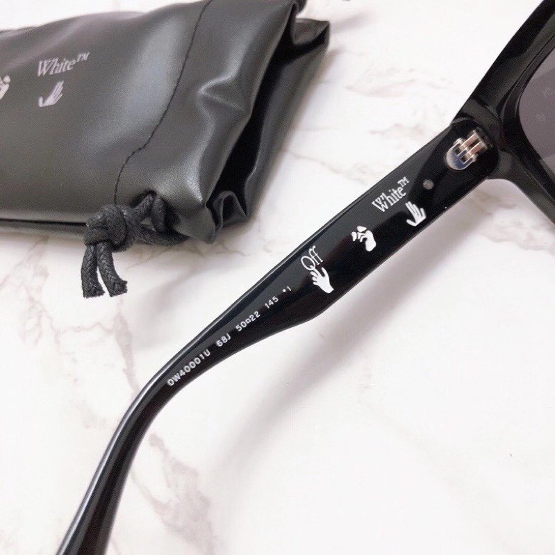 Kính mát Off White arrow plaque sunglasses fw20