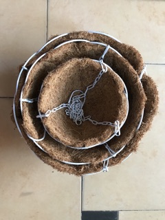 Chậu treo sơ dừa size đại - 28 và 29