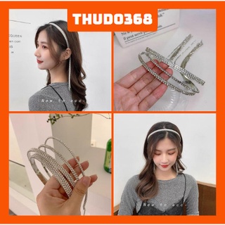 Cài tóc đính đá sang trọng phong cách hàn quốc cho nữ