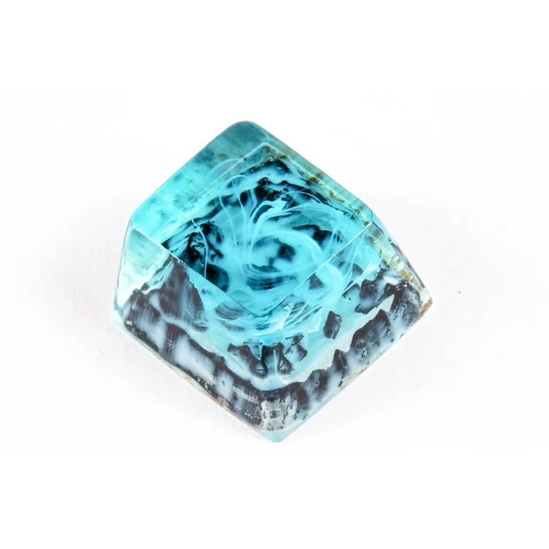 Nút bàn phím cơ Núi tuyết.Keycap resin snow mountain.Keycap Artisan
