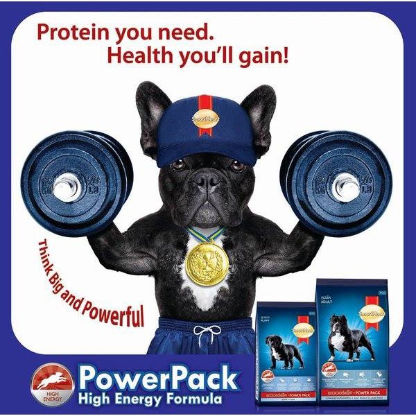 Thức ăn khô cho chó trưởng thành tạo cơ bắp SmartHeart Power Pack Adult