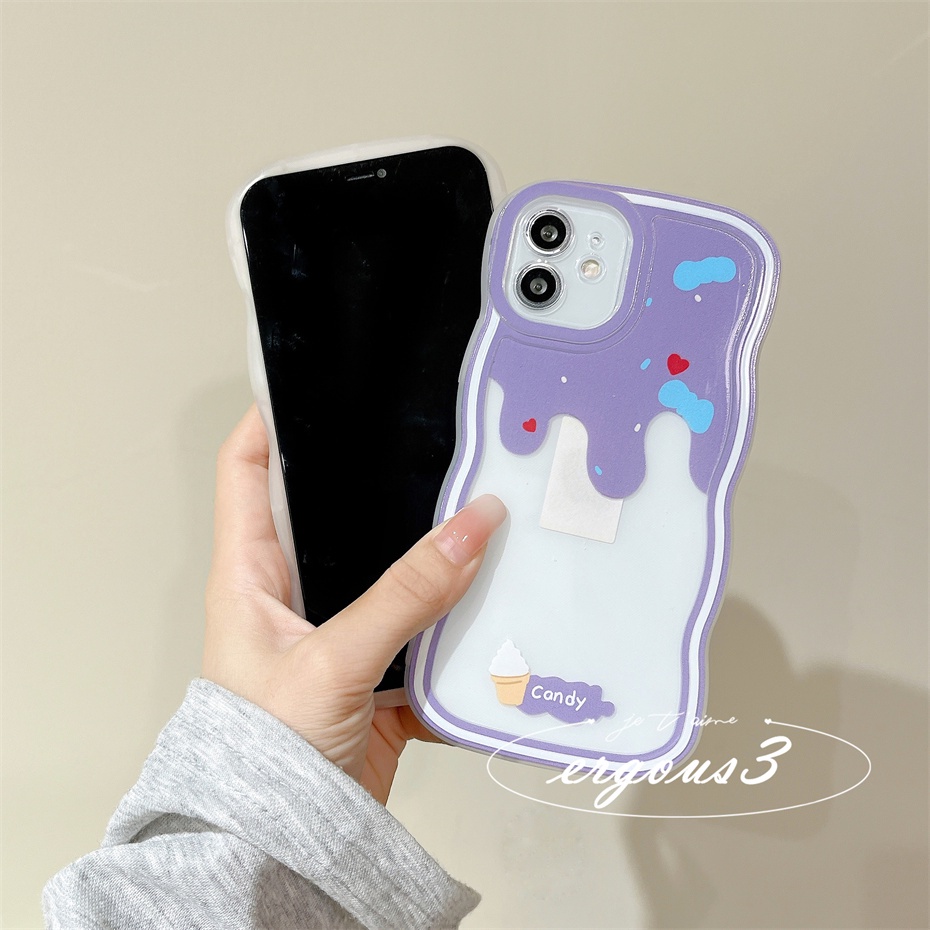 Ốp Điện Thoại Mềm Họa Tiết Que Kem Cho iPhone 14 13 12 11 Pro Max SE2020 X XR Xs Max 7 8 Plus
