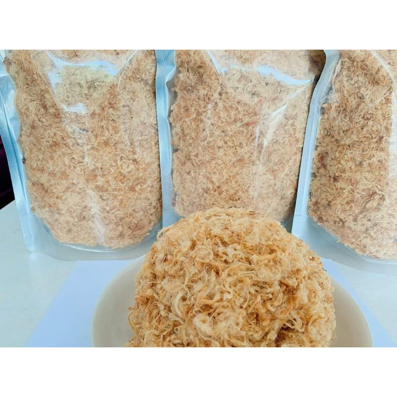 Chà bông gà sợi xé nhà làm không tẩm màu