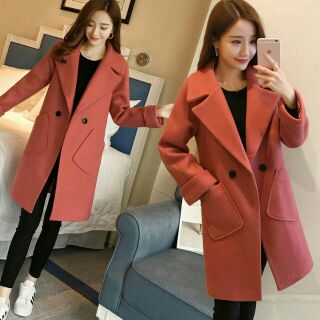 Áo khoác dạ nữ, dáng dài, trẻ trung,phong cách hàn quốc