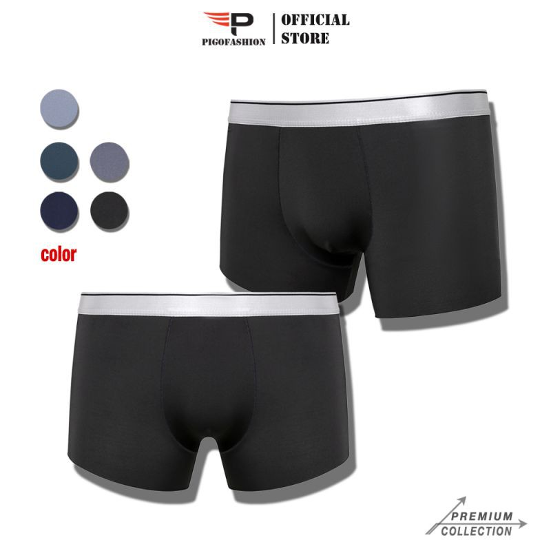 Combo 5 quần lót boxer không lai cao cấp Pigo fashion (nhiều màu)