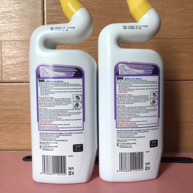 Tẩy rửa tác động sâu DUCK -Hương hoa oải hương 500 ml