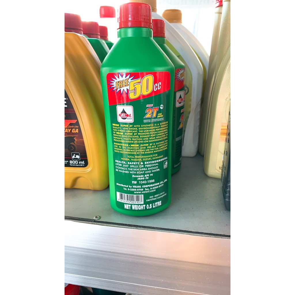 Nhớt pha 2 thì Veloil loại 1 Thái Lan