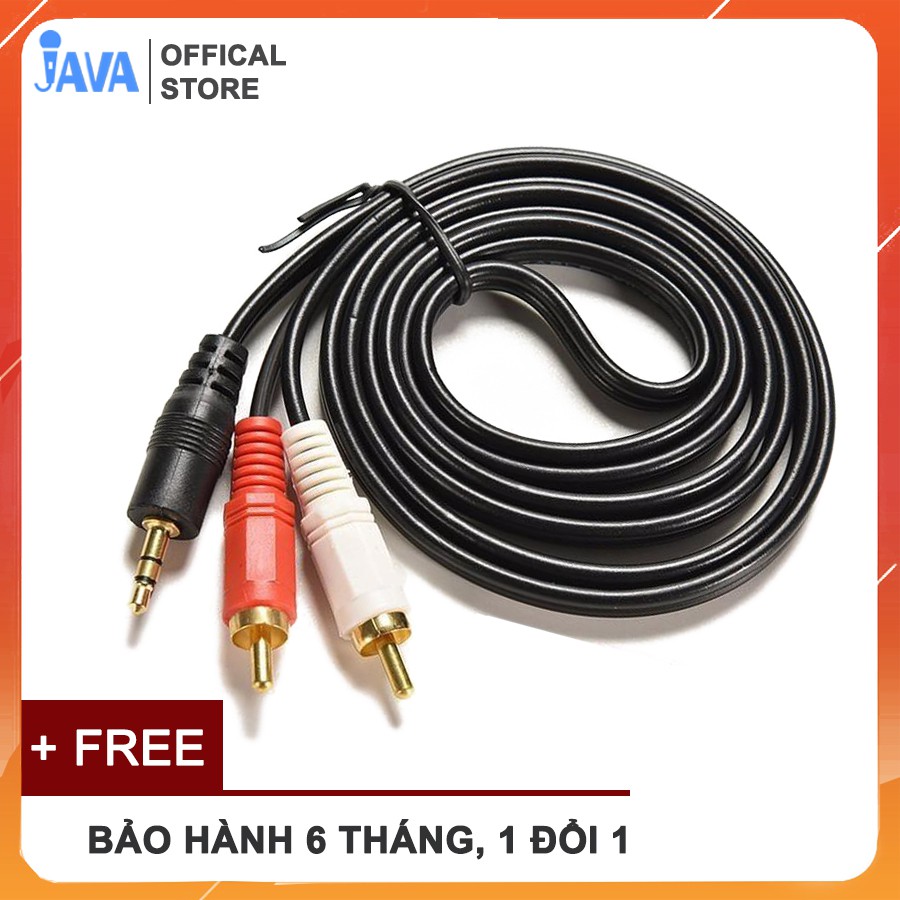 [BH 6 THÁNG] Dây cáp AUX 3.5mm ra AV - Nối âm thanh từ TV/ điện thoại ra Loa kéo/ Âm ly - Bền - Chắc - Chống Gãy