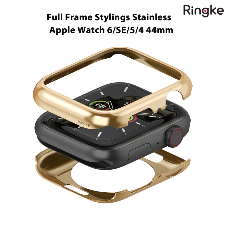 Ốp Apple Watch 6/SE/5/4 44mm RINGKE Full Frame Stylings Stainless