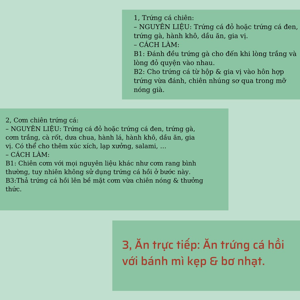 (NOWSHIP) Trứng cá đỏ 220g Trứng cá hồi Nga date 4/2022