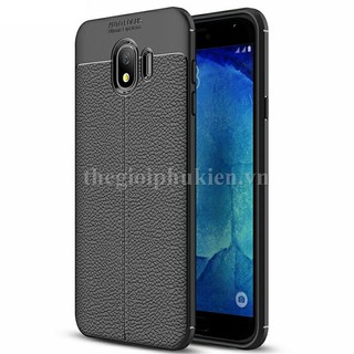 Ốp lưng SamSung Galaxy J4 -2018 silicon giả da, chống sốc Auto Focus
