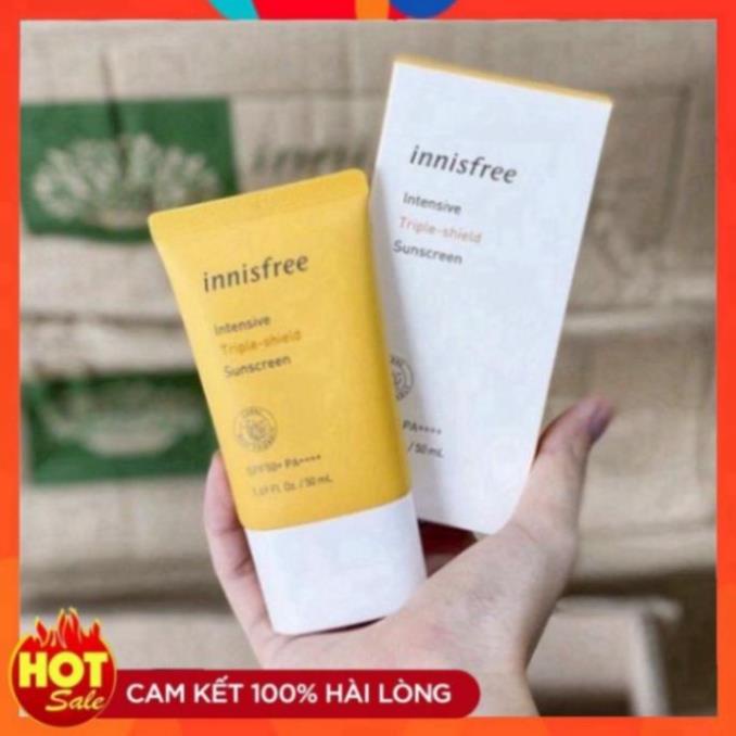 Kem chống nắng lâu trôi làm sáng da innisfree Intensive Triple Care Sunscreen SPF50+ -TST