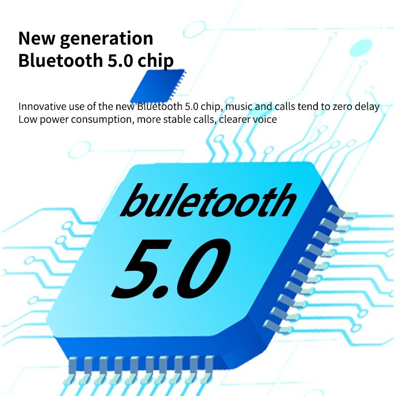 Tai Nghe Bluetooth 5.0 Không Dây Âm Thanh 3D MD04 TWS Kiểu Dáng Thể Thao