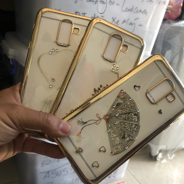 Ốp samsung J8 đính đá