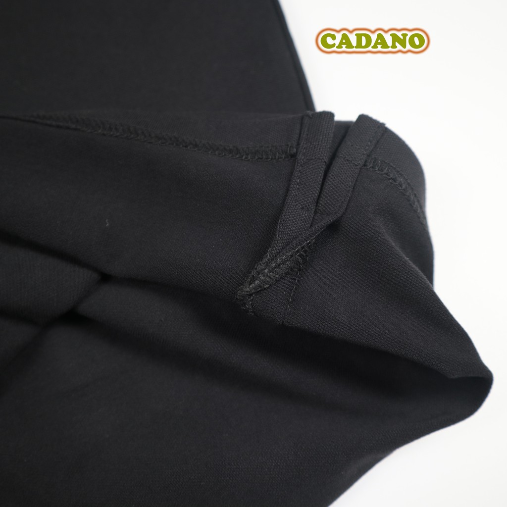 Áo polo nam , thương hiệu CADANO, thêu họa tiết, vải cotton co giãn màu đen lịch lãm - CADANO - CAD001 | BigBuy360 - bigbuy360.vn