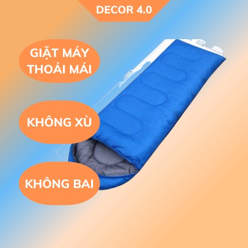 Túi ngủ văn phòng, Túi ngủ gấp gọn đi du lịch, đi phượt hay dã ngoại Decor 4.0