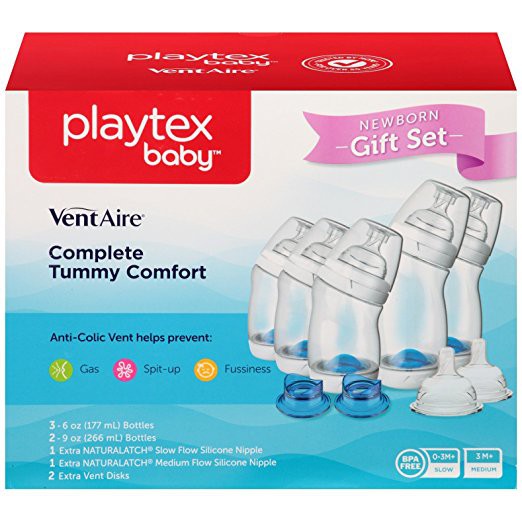 Set 5 bình sữa Playtex cổ rộng