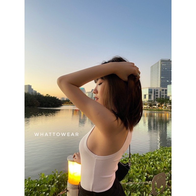 Áo TANKTOP VINTAGE ba lỗ dáng dài - by Whattowear | BigBuy360 - bigbuy360.vn