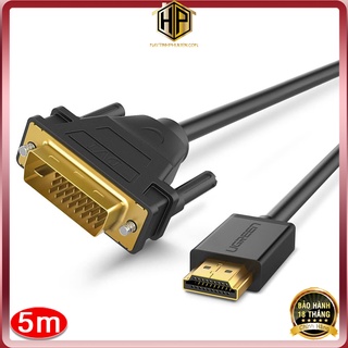 Ugreen 10137 - cáp hdmi sang dvi 24+1 dài 5m - cáp dvi to hdmi fullhd chính hãng