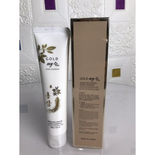 Sữa Rửa Mặt Hồng Sâm Đỏ My Gold 130ml.