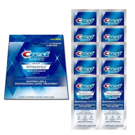 Lẻ Miếng dán Crest 3D whitestrips Professional Efects