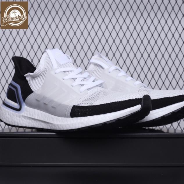 SALE Xả (Xả Kho) Giầy thể thao Ultra boost 19 white black trắng đen thời trang dạo phố 2020 * 2021 ♡ : * . < . ^ . :