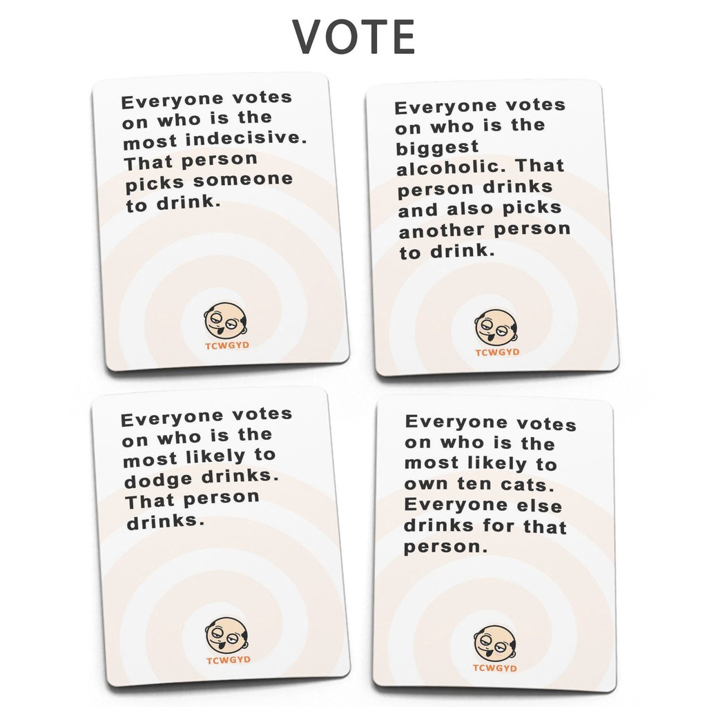 These Cards Will Get You Drunk Bộ Đồ Chơi Board Game Đánh Bài Vui Nhộn