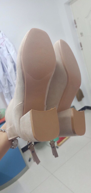 Boots da lộn quốc dân đế vuông đẹp êm chân