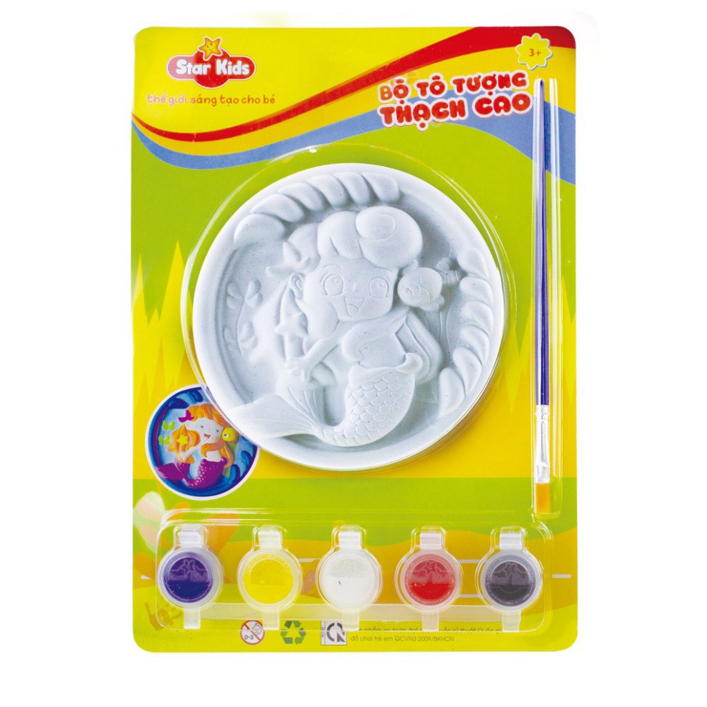 [Được chọn mẫu] Bộ tô tượng tròn 1 tượng Star Kids