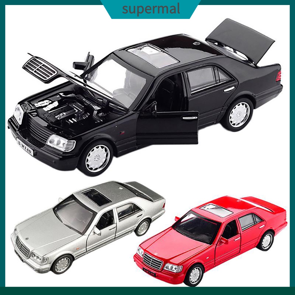 Mô Hình Xe Hơi Mercedes Benz Sw140 Tỉ Lệ 1 / 32 Có Đèn Và Âm Thanh