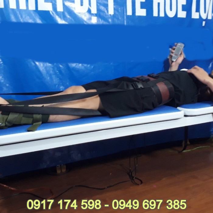 Giường kéo giãn cột sống lưng và cổ bằng điện.MÁY KÉO GIÃN CỘT SỐNG CAO CẤP