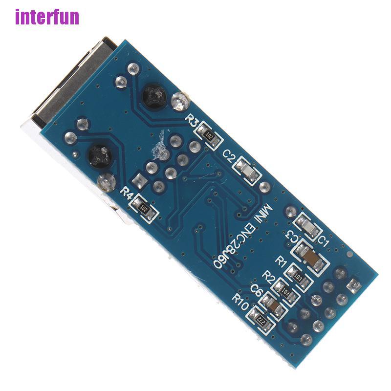 [Interfun1] 1Pcs Mini Enc28J60 Ethernet Lan Network Module For Arduino Spi Avr Pic Lpc [Fun]