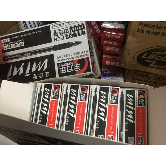 Hộp 12 Chiếc Bút Bi Nước Mini Nét 0.5mm