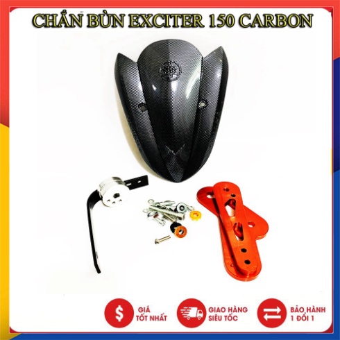 CHẮN BÙN SIÊU NHÂN CARBON CHÂN NHÔM CNC CHO EXCITER 150 ( HÀNG ĐỜI ĐẦU RẤT CHẮC CHẮN)