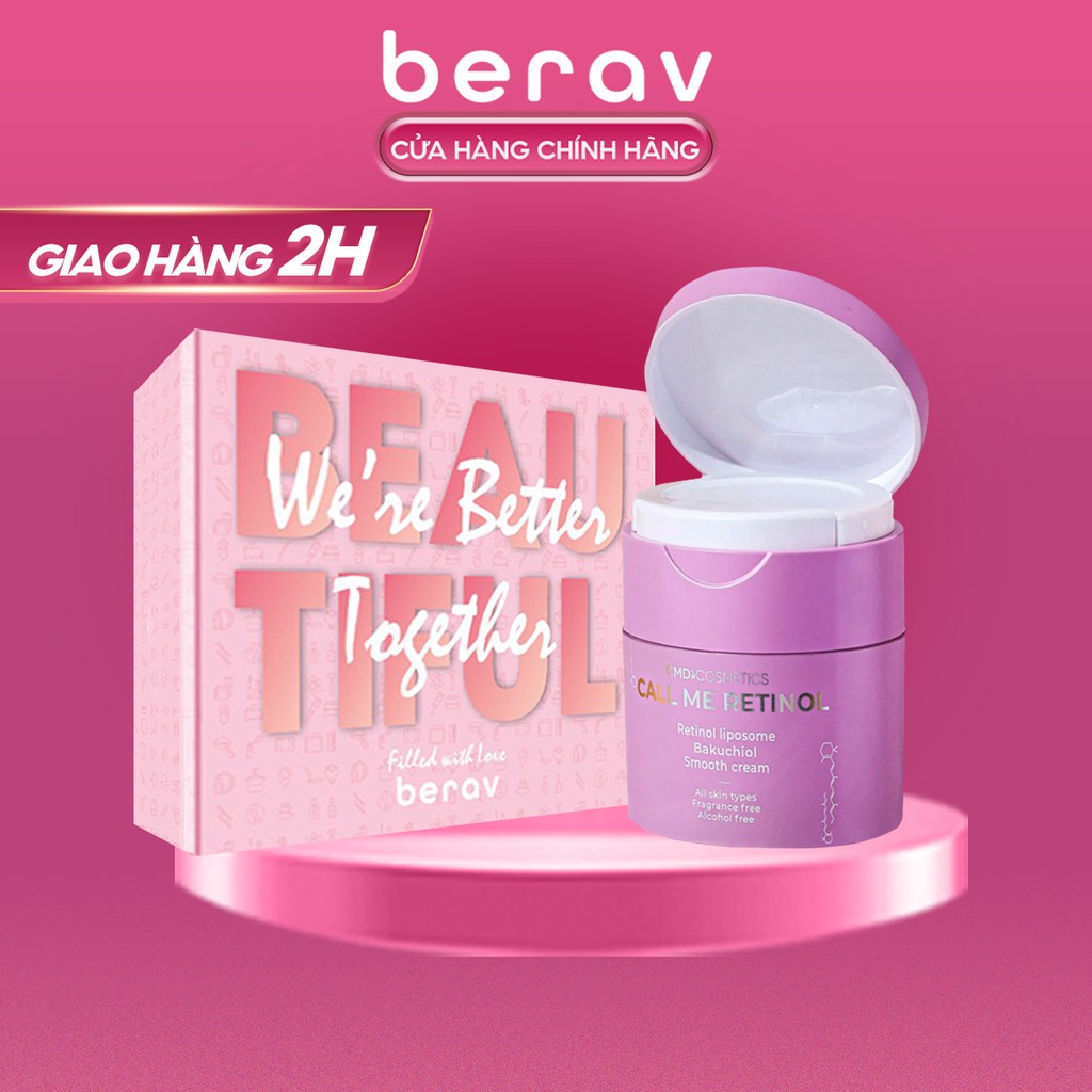 Kem Dưỡng Call Me Retinol Giảm Nếp Nhăn, Chống Lão Hóa và Mờ Thâm 50ml - CMD Cosmetics - Call Me Duy