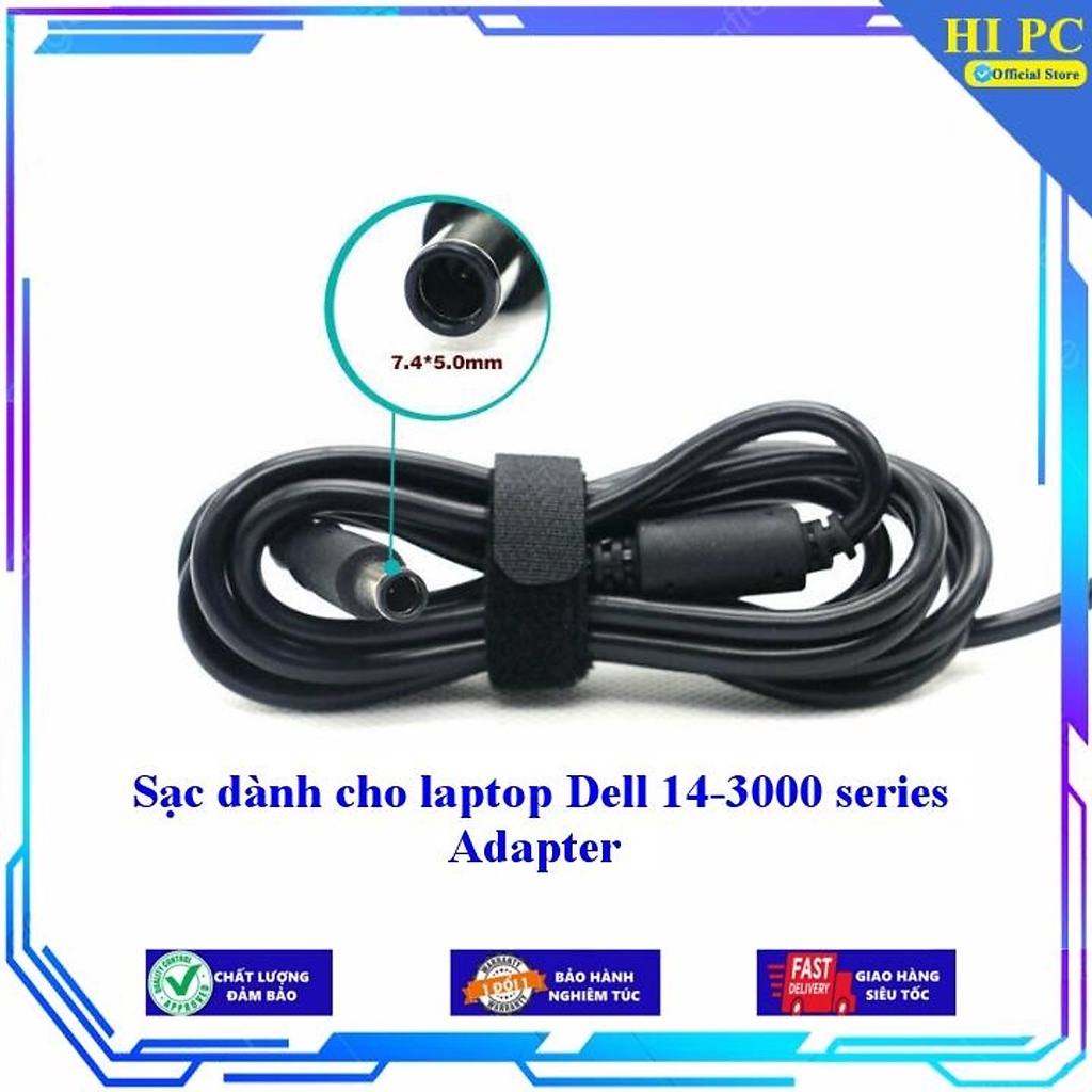 Sạc dành cho laptop Dell 14-3000 series Adapter - Hàng Nhập khẩu