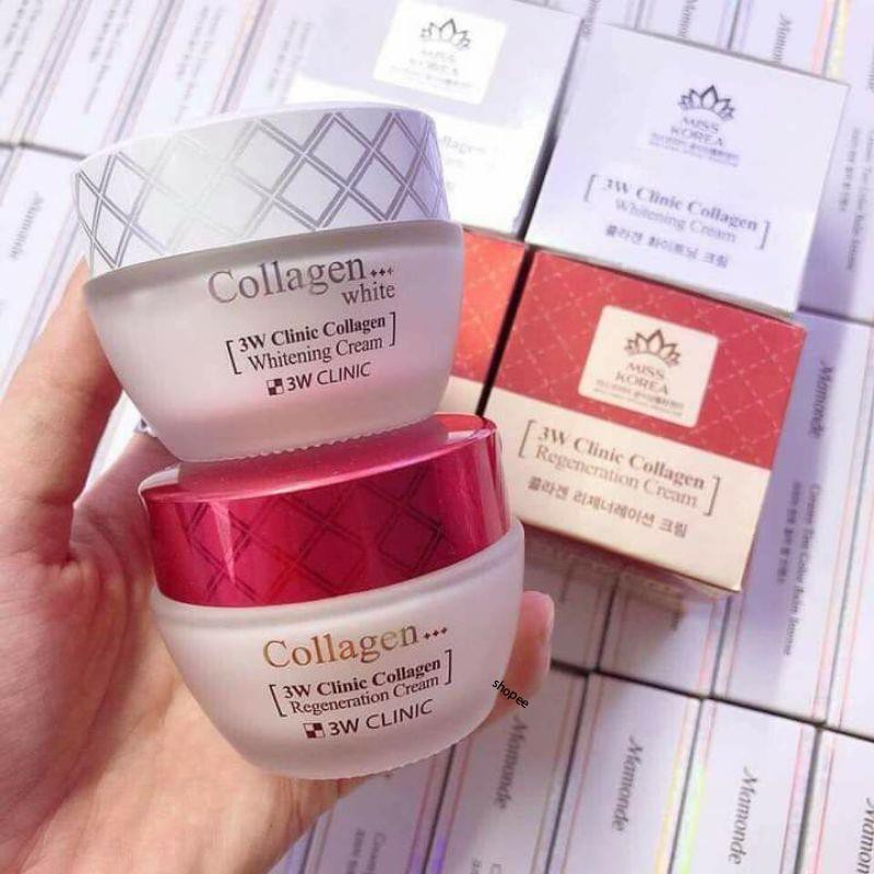 Kem Dưỡng Trắng Da 3W Clinic Collagen