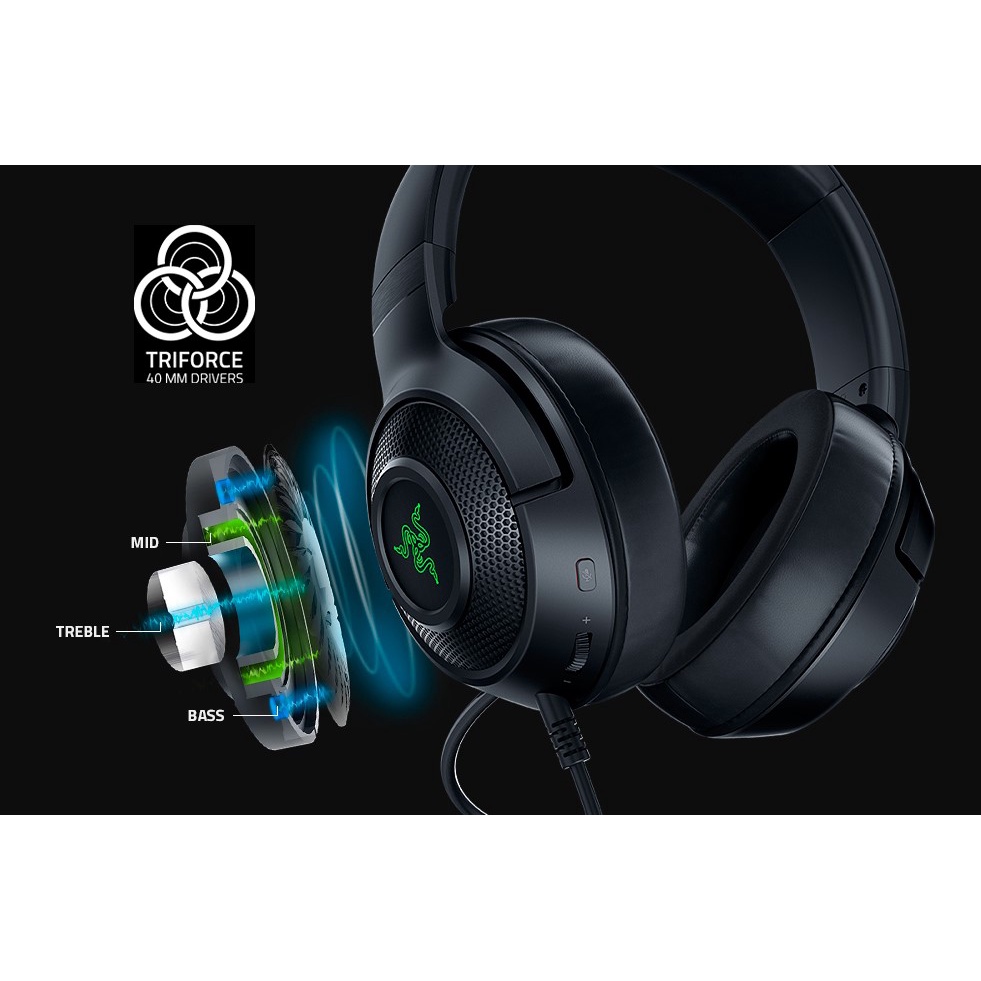 Tai nghe Razer Kraken V3 Hypersense  Bảo hành 24 tháng